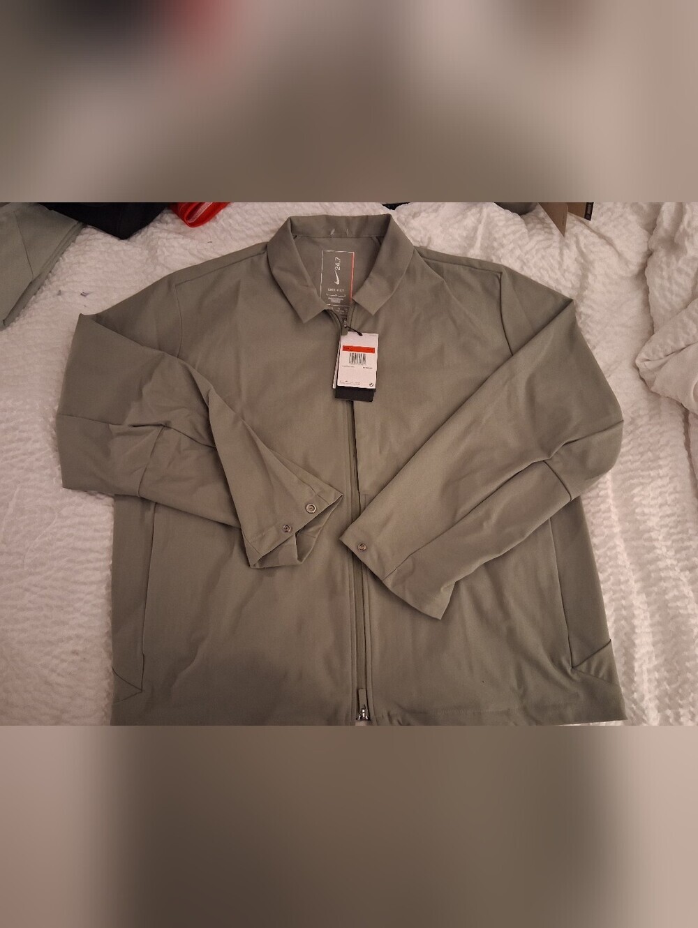 Nike 24.7 Perfectstretch Men's Dri-Fit UV Jacket. This Material Is Amazing